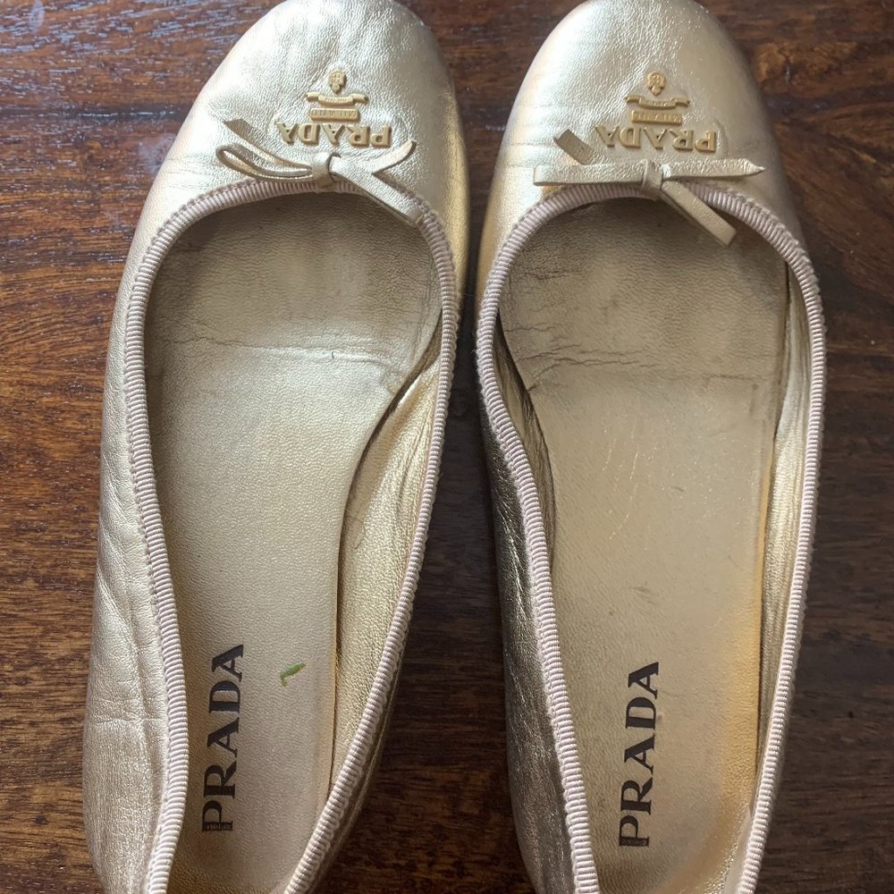 Prada ballet flats